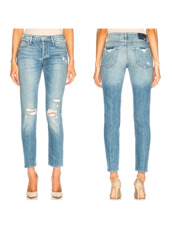 MOTHER Denim - MOTHER The Stinger Flood Jeans in High As The Heavens SZ 27 EUC